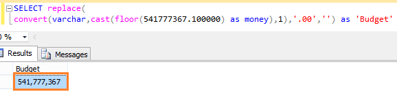 t-sql round money to 2 decimal places